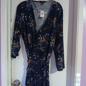 Banana Republic Women's Blue Floral Maxi Dress NWT